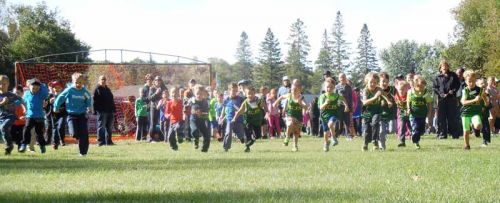 Students from five northern area schools participated at the annual Timber Wolf Run at Land O'Lakes PS in Mountain Grove on October 1